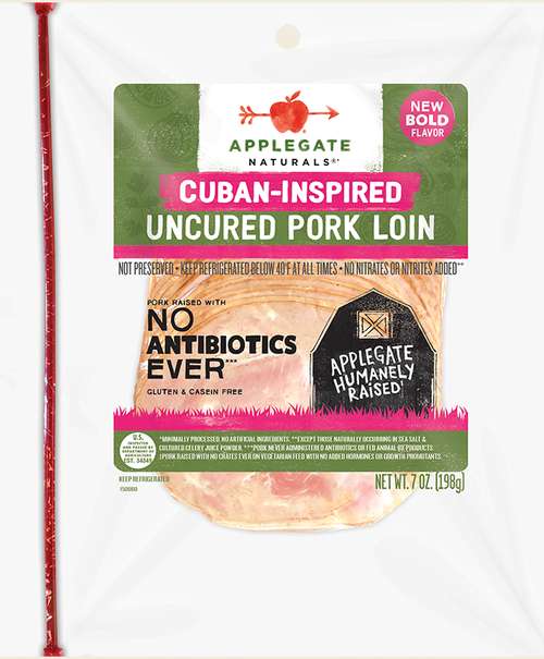 Applegate Naturals Cuban-Inspired Pork Loin Front